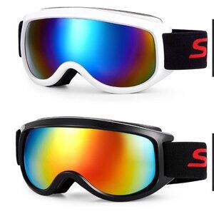 2 Pairs Winter Sport Ski Glasses